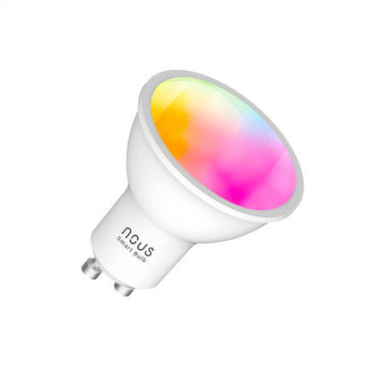 NOUS - 6 Ampoules intelligente RGB WIFI TUYA (format GU10)