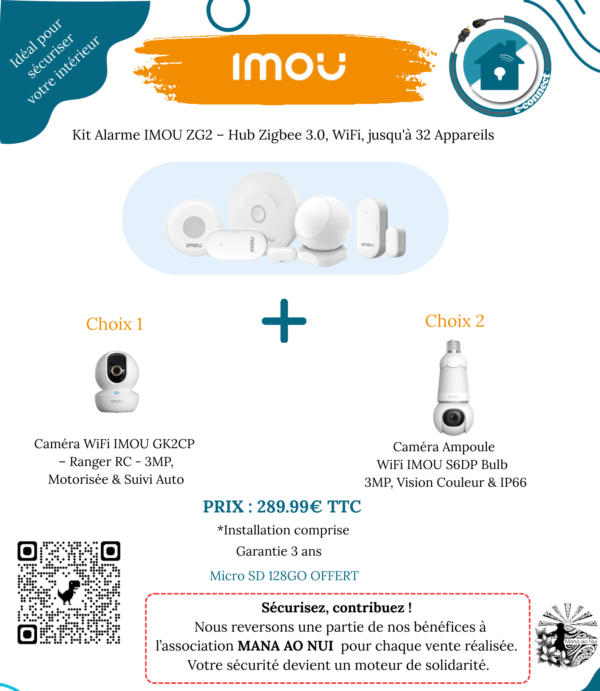 Kit Alarme IMOU et installation